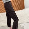 下腳開衩9分褲