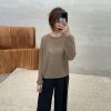 洞洞勾針長袖上衣
