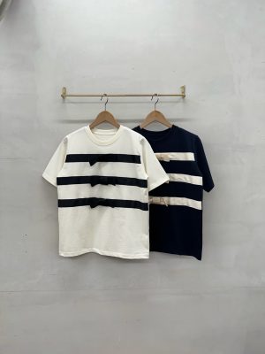 三條線棉質上衣