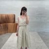 假兩件方領洋裝