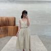 假兩件方領洋裝