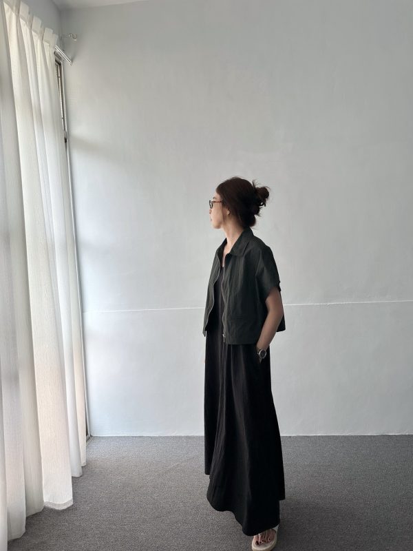 S__85024984_0 肩帶式V領口袋洋裝