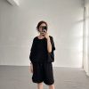 毛巾感休閒短褲