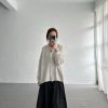 前百褶後鬆緊ALINE長裙