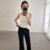 冰涼感 細版彈力褲